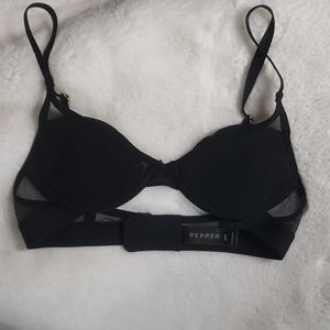 Pepper Mesh All You Bra NWOT